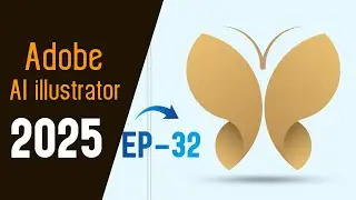 Part-32| Illustrator 2025 Tips- Graphics design Adobe Illustrator # illustration
