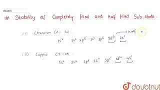 STABILITY OF COMPLETELY FILLED AND HALF FILLED ORBITALS