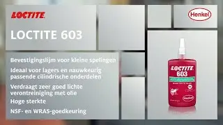 Application Video LOCTITE 603