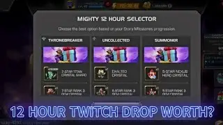 12HR TWITCH DROP + 7* TITAN CRYSTAL OPENING ‼️#mcoc #7star #luck  #englishshort 