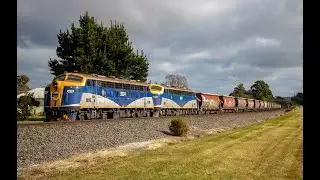 B76 and B80 on 9198 doing battle with the 2% grade of Warrenheip Bank- 31/7/23