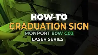 Laser Wood Graduation Signs Monport 80W