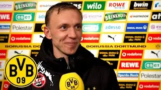 Siegtor in 90.+6: &bdquo;Geiler als ein 9-Darter!&ldquo; | Maxi Beier und Waldemar Anton nach BVB &ndash; 1. FC K&ouml;ln