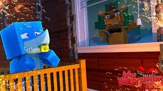 МОЯ НЯНЯ..... ФРЕДДИ ФАЗБИР ФНАФ !!! Майнкрафт с Шарки