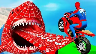 الرجل العنكبوت انقاذ باتمان Spider-Man Rescue batman vs iron man vs venom funny Game GTA 5 superhero