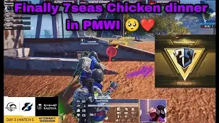 Finally Chicken dinner of 7seas eSports in PMWI❤️ saumraj reaction 😊