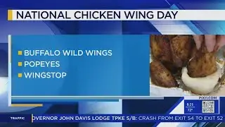 National Chicken Wing Day: Fast food restaurants offering freebies, discounts