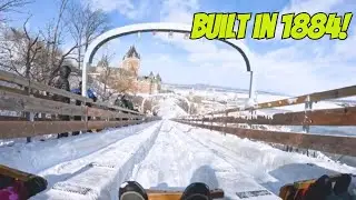 EXPERIENCE the Thrill of Dufferin Terrace Toboggan Slide