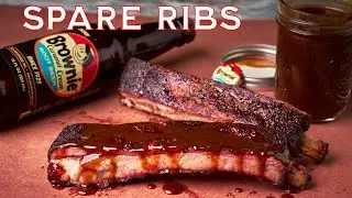 Pork Spare Ribs On The Weber Kettle | Root Beer BBQ Sauce