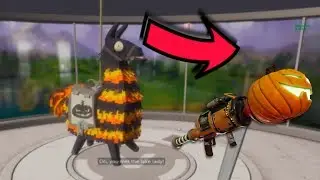 Finally getting the Legendary Pumpkin Launcher (fortnite pve)