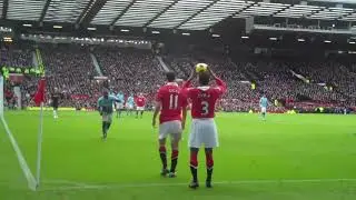 ASTONISHING RYAN GIGS CORNERKICK  TRICK  WITH EVRA 😱😱