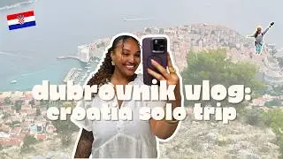 4 Days in Dubrovnik | Croatia Solo Travel Vlog: Ziplining, City Walls, Dinner Dates, and Sunsets