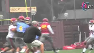 Clippers Coaches at USC practice
