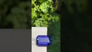 Tanzanite Gemstone 14.65 Cts Finest Premium Quality Emerald Cut