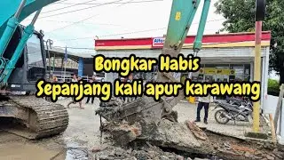 AKHIRNYA JEMBATAN ALFAMART & WARUNG SAYURAN DIBONGKAR❗️#kdm 