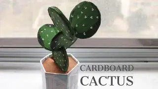 DIY Cactus from Cardboard || Craft-o-Berry