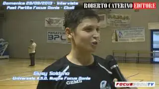 Nuova Focus Donia - PurEnergy Eboli 7-1 - 1&deg; di Campionato - Intervista Giusy Soldano