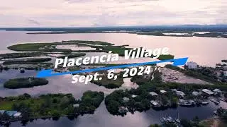 Cinematic Drone Journey Over Placencia Village: September 2024 in 4K!