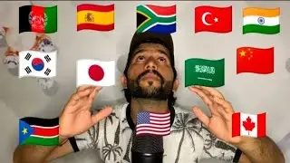 ASMR DIFFERENT COUNTRIES NAME !!!