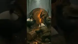 rescue Dragon from Frozen Tree - Panda