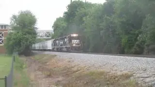 NS 3296 and NS 3507 pull NS A81 through Huntsville, AL