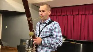 Bill Douglas - Three Bagatelles, 3. Capriccio (Reed Hanna, bassoon)