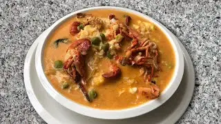 Chupe de camarones al estilo arequipeño