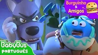 O Lobo Mau Vem Vindo | Burguinho e Amigos | Aventuras Alimentares | Desenho Animado | BabyBus