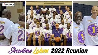 Тренировка воссоединения Showtime Lakers 2022 Magic, Карим, Coop, Worthy