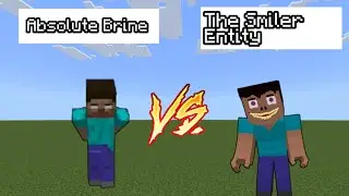 Absolute Brine vs The Smiler Entity In Minecraft - Minecraft Mob Battle