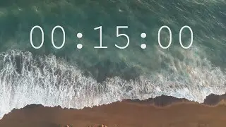 15 minute timer + seagull alarm (ambiance ocean version)