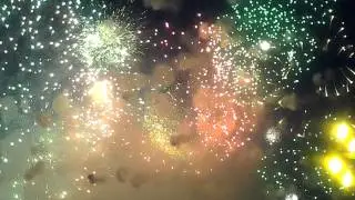 салют..на воробьевых.День победы