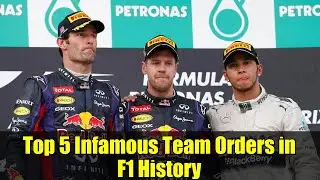 Top 5 Infamous Team Orders in F1 History