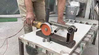 Amazing hand grinder stand,You've never seen it before,crazy tools making skills,#viral,#video