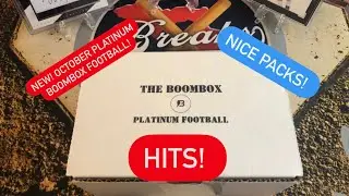 New! The Original Boombox Platinum Football Box October ** NICE PACKS! HITS! **