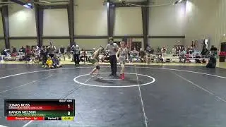 12U 92 Kanon Nelson Collins Hill Youth Wrestling C Vs Jonas Ross Grindhouse Wrestling Club