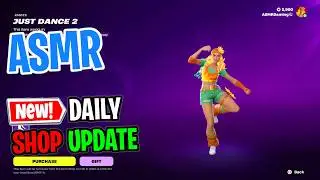 ASMR Fortnite Shop NEW Just Dance 2 Emote! Daily Update Today 🎮🎧 Relaxing Whispering 😴💤