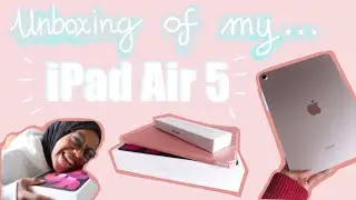 🌸 IPad Air 5 UNBOXING + ACCESSOIRES ( Pencil, coque…) ENG SUB