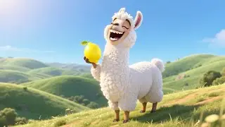 The Laughing Llama Lemon Song | Funny Animal Song for Kids | Nursery Rhymes & Silly Songs