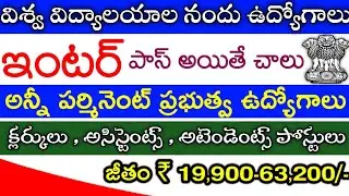 MANUU job notification | Latest jobs 2020 | Govt jobs information | Telugu job alerts | Job news