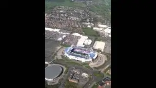 Reebok stadium from the air