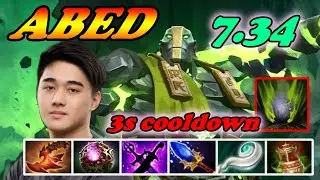 Abed 7.34 Earth Spirit mid endless rolling super low cooldown | 7.34 Immortal Best Ranked Gameplay