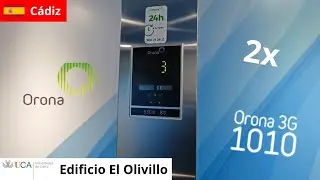 Two Orona 3G 1010 elevators @ Edificio El Olivillo, UCA, Cádiz, Spain