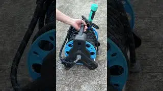 Garden Hose Cart Set Install & Use Guide for Easy Watering #shorts #garden #hose #diy