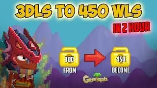 Growtopia Profit : 3DLS TO 450WLS *REAL* (How To Get Rich)
