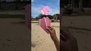 Slow-motion FLY with [🫡🛩 ISRAEL AIRCRAFT PAPER PLANE]#papercraftartplane #origamiplane #paperplane