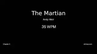 The Martian by Andy Weir in Morse code - 35WPM - Chapter 3