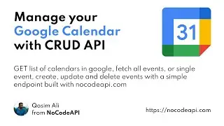 Manage your Google Calendar with CRUD operations