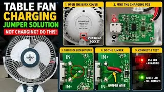 Table  fan charging  port jumper