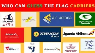Name The National Flag Carrier By National Flag | Airline Quiz #4